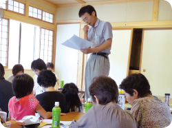 友の会の医療懇談会にて