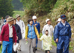 健診とセットで町並みウォーキング