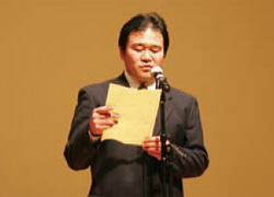 田中俊明さんが集会アピールを提案