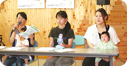 新婦人から3人のお母さん