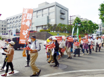 戦争立法の閣議決定に抗議する集会